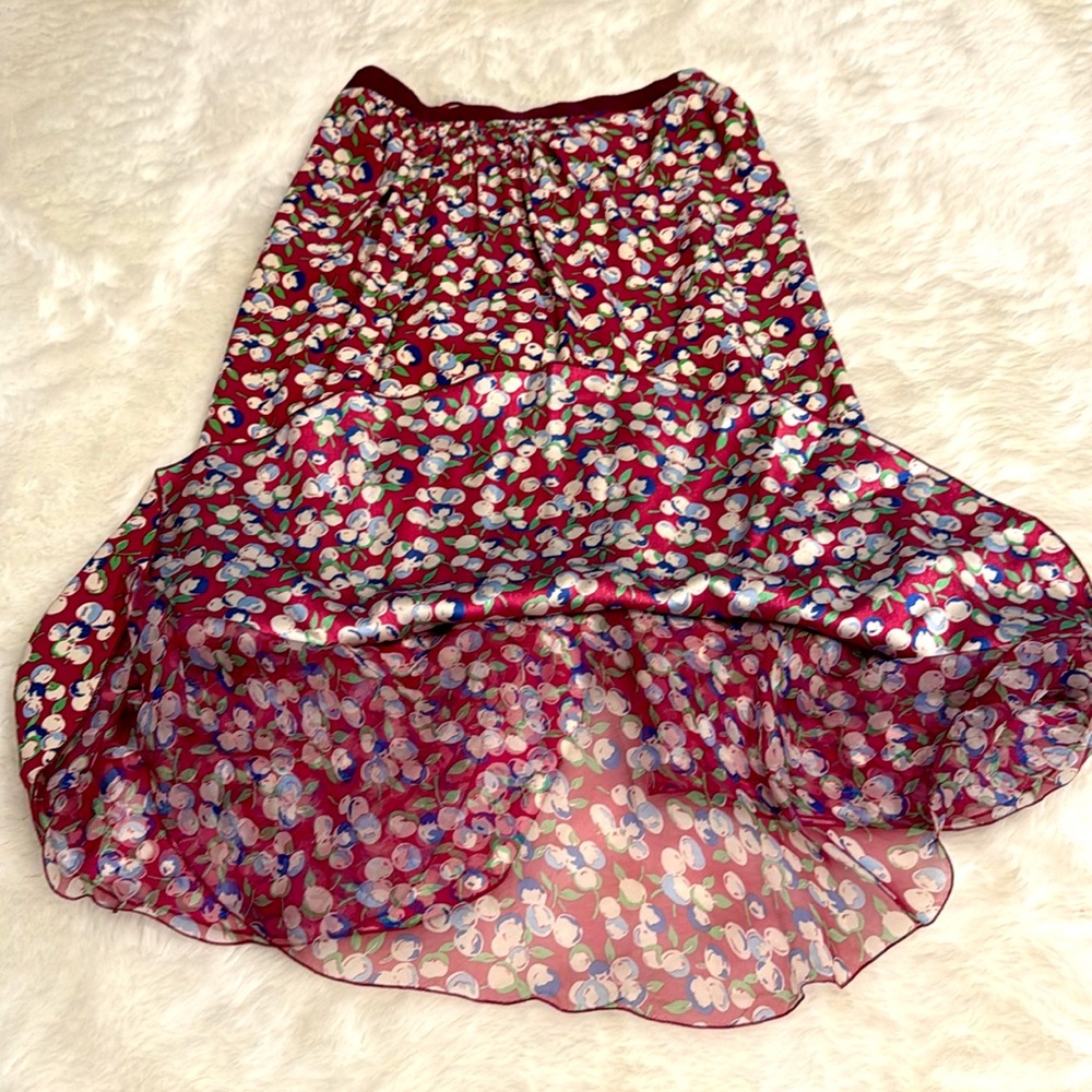 Authentic Louis Vuitton 2005 Runway Collection Cherry Berry Print Ruffle Skirt❣️ - Picture 13 of 13